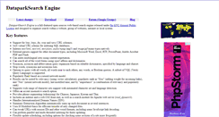 Desktop Screenshot of dataparksearch.org